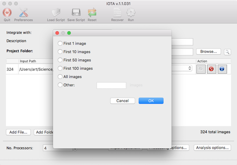 Tutorial Fig. 3: Launching the image viewer
